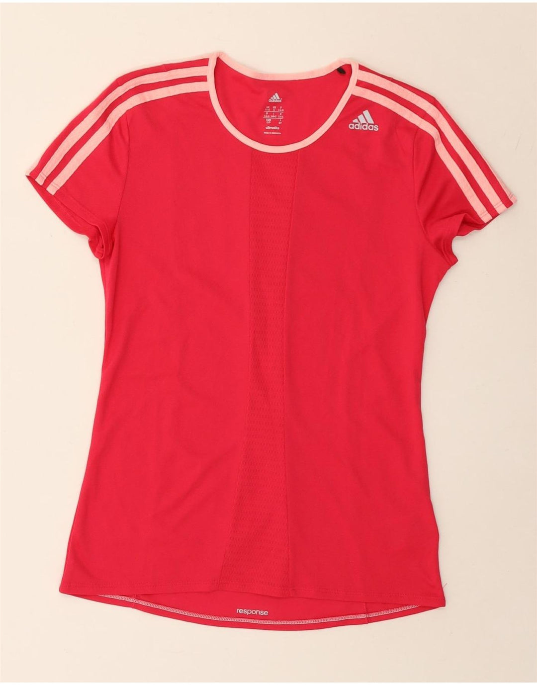 Женская футболка Adidas Climalite Top UK 8/10, маленький розовый полиэстер