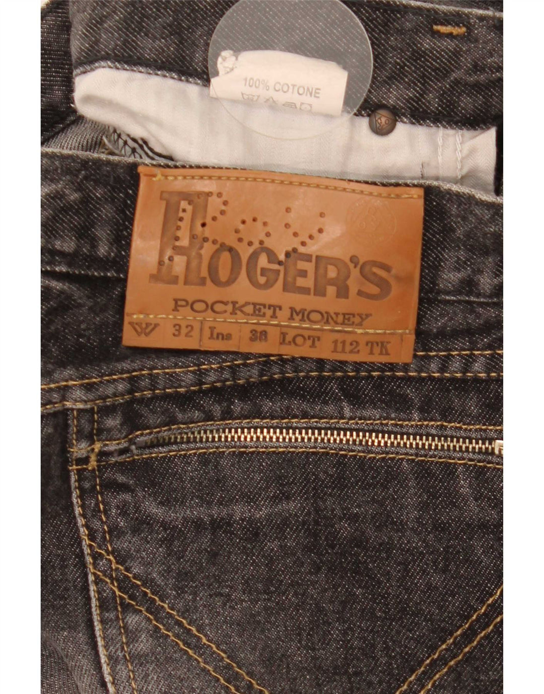 Мужские прямые джинсы Roy Rogers W32 L35, серый хлопок