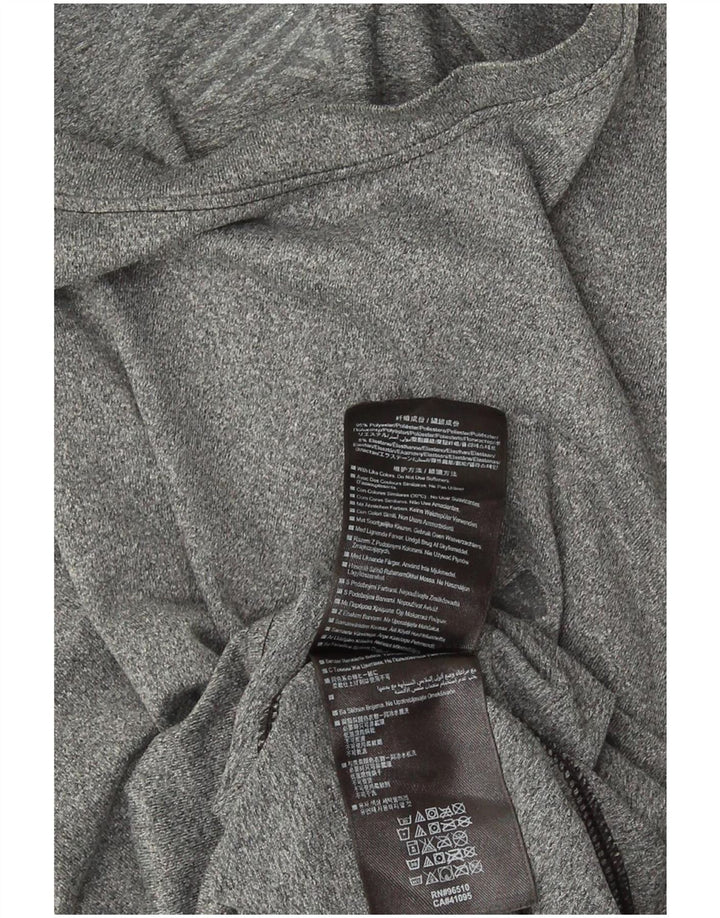 Мужской топ Under Armour Cold Gear с длинным рукавом, средний серый полиэстер