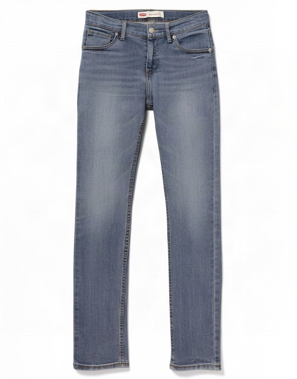 Джинсы скинни Levi's 510 для мальчиков 13–14 лет W28 L28, синий хлопок
