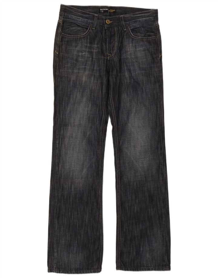 Мужские джинсы Bootcut Smog W32 L34 темно-синие