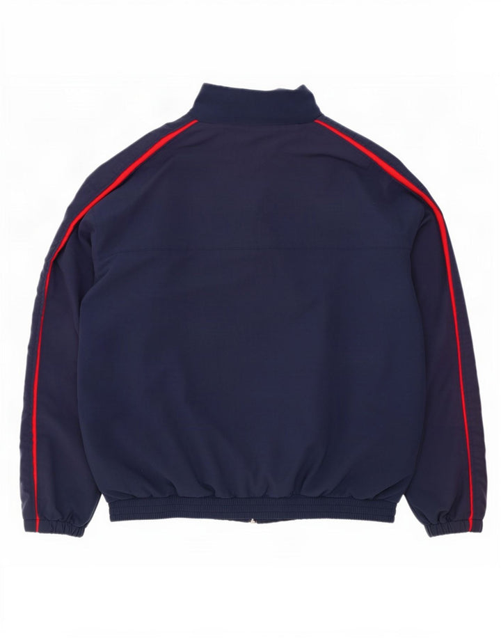 Мужской спортивный костюм Umbro, верхняя куртка, большой темно-синий, полиэстер с цветными блоками