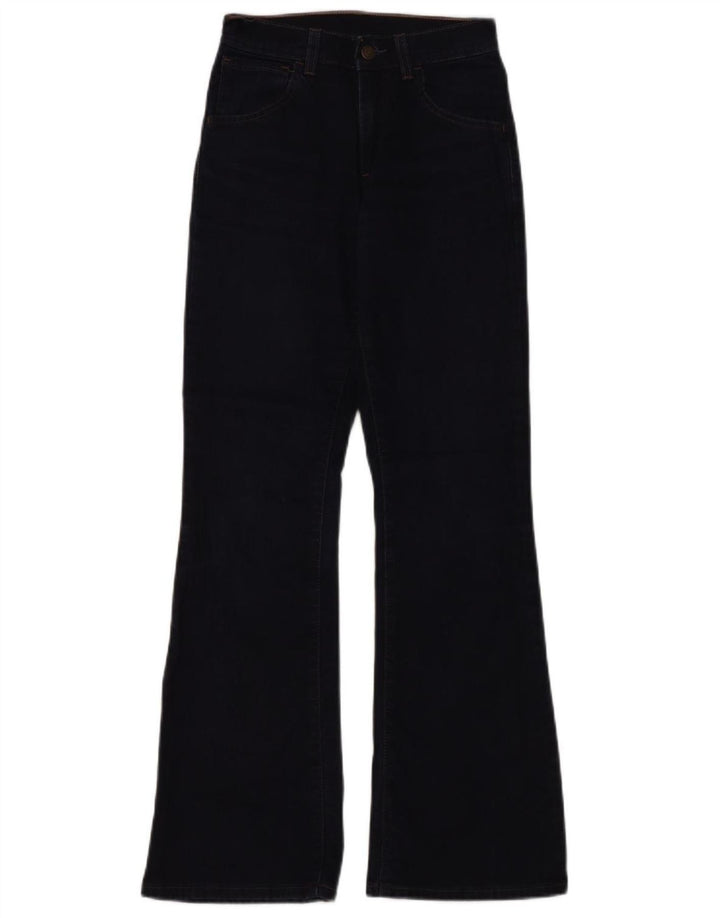 LEVI'S Womens Flared Jeans W26 L32 Navy Blue Cotton