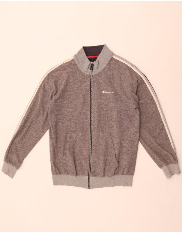 Мужской спортивный костюм Champion, верхняя куртка, средний серый полиэстер