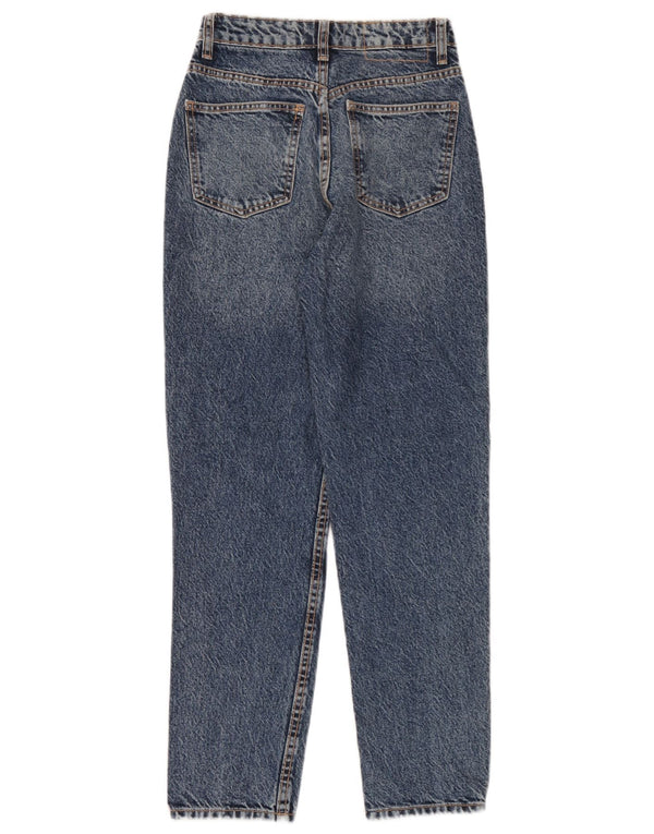 Женские зауженные джинсы Zara EU 34 2XS W24 L28, синий хлопок