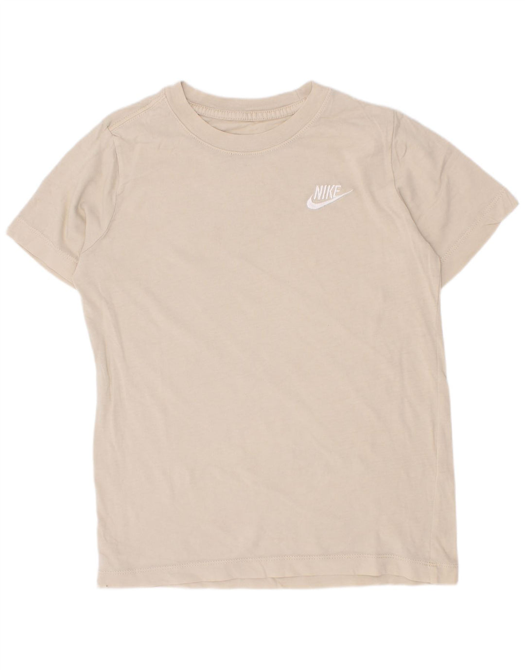 Футболка Nike для мальчиков 8–9 лет, маленькая, бежевая