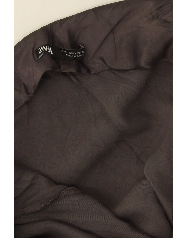 Женская длинная юбка Zara, большая W30, серая