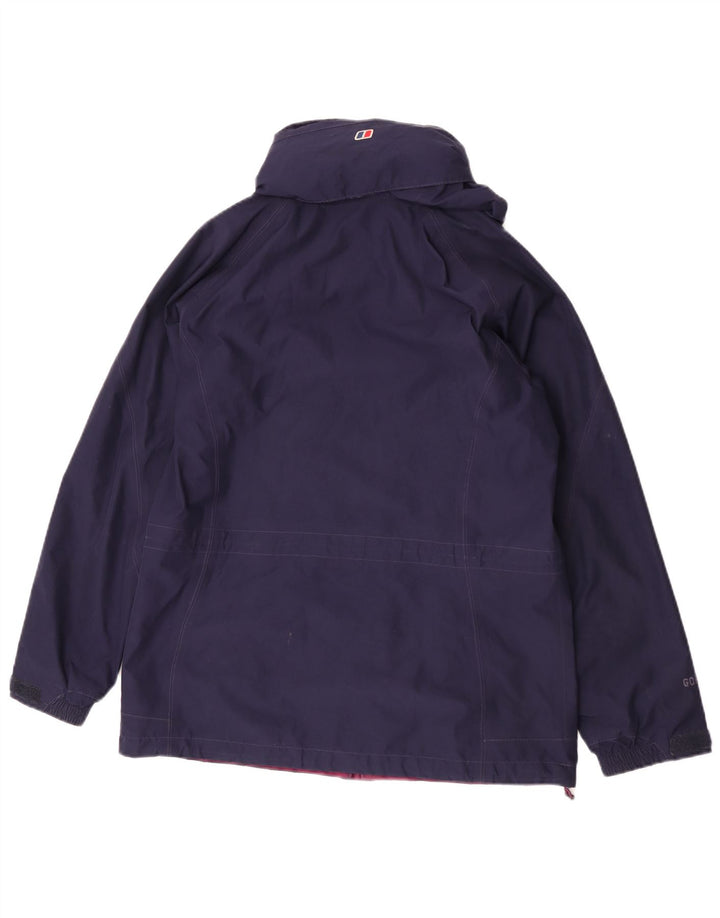Женская дождевик с капюшоном Berghaus UK 12, средний темно-синий, полиэстер