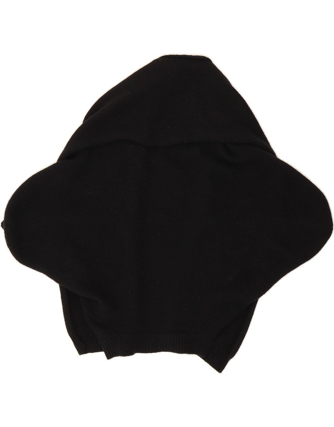 BENETTON Womens Batwing Open Cardigan Sweater UK 10 Small Black Wool Vintage Benetton and Second-Hand Benetton from Messina Hembry 