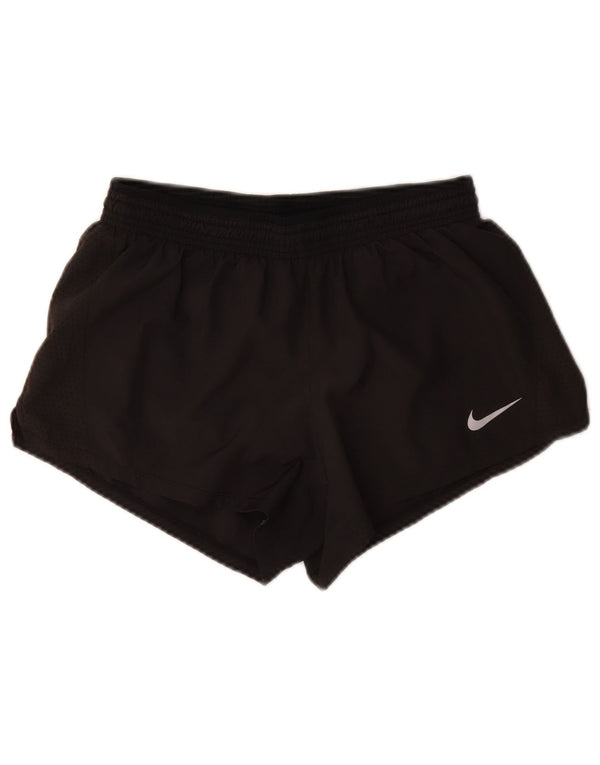 Женские спортивные шорты Nike Dri Fit UK 12, средний черный, полиэстер