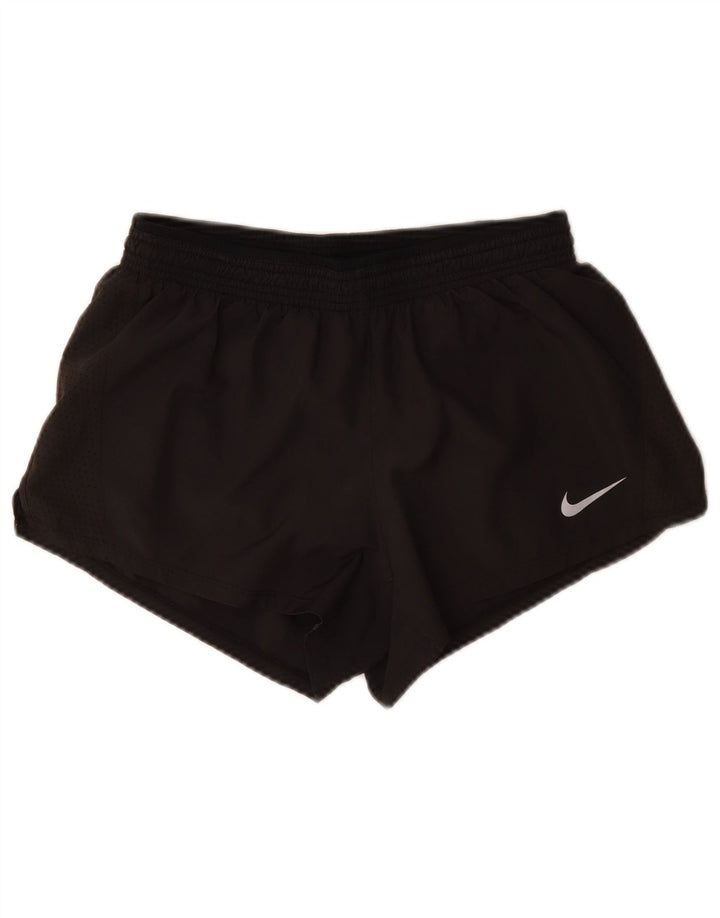 Женские спортивные шорты Nike Dri Fit UK 12, средний черный, полиэстер