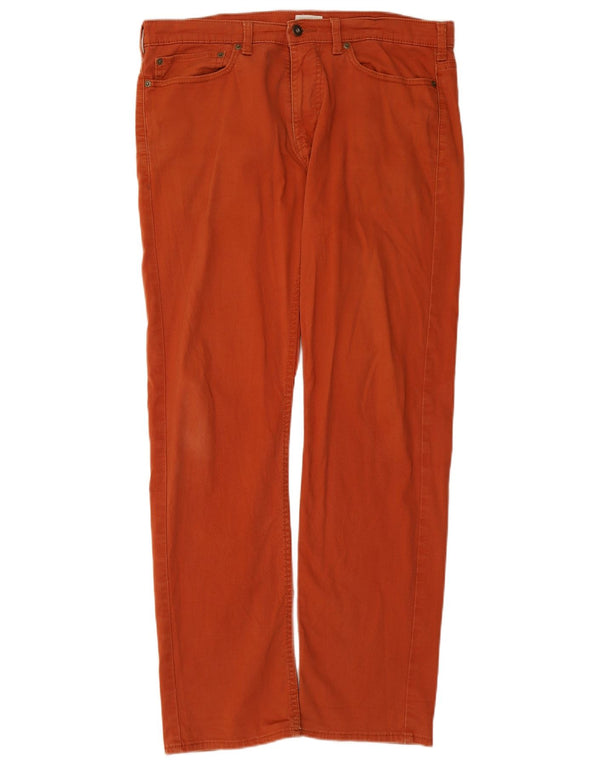 DOCKERS Мужские прямые повседневные брюки W32 L32 Бордовые хлопковые