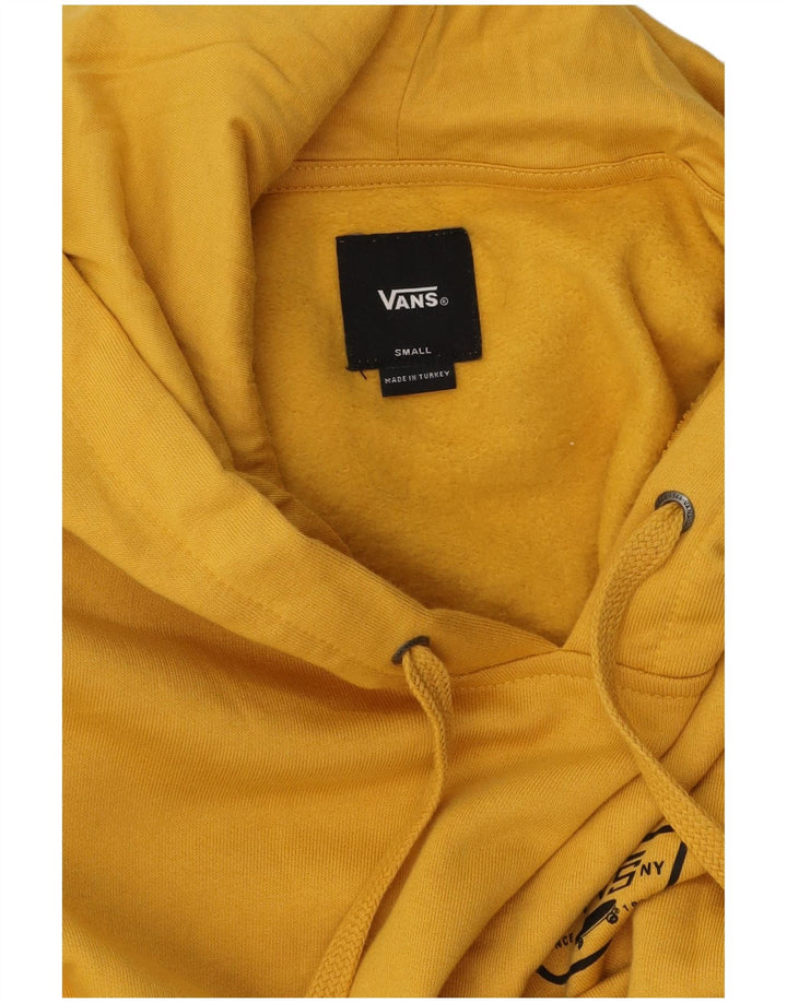 Мужской джемпер с капюшоном с рисунком Vans, маленький желтый