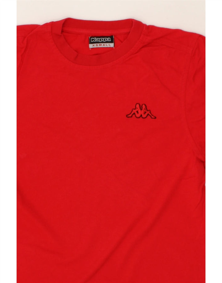 KAPPA Mens T-Shirt Top XS Red Cotton Vintage Kappa and Second-Hand Kappa from Messina Hembry 