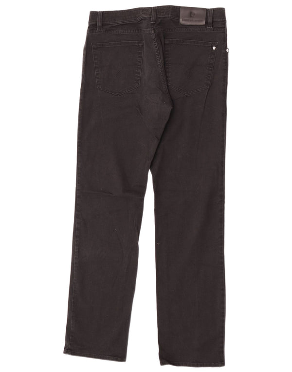 Мужские прямые джинсы Pierre Cardin W35 L34, черный хлопок