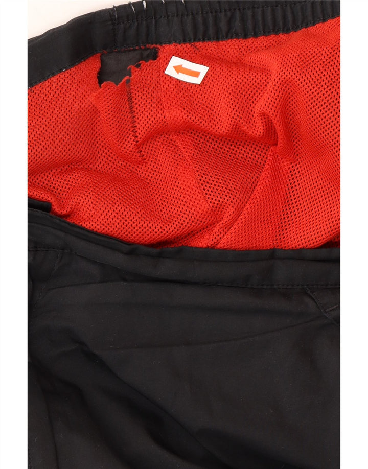 Мужские спортивные брюки ADIDAS XL, черные, полиэстер с цветными блоками