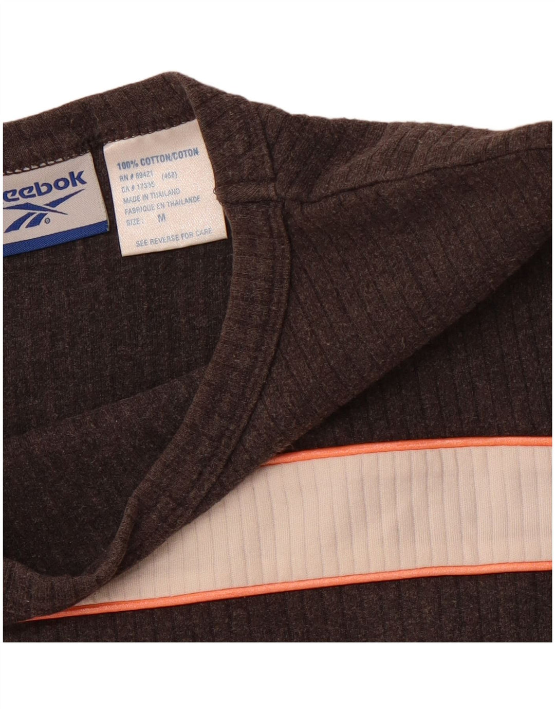 Женская футболка REEBOK Top UK 12, средний серый цвет, хлопок с цветными блоками