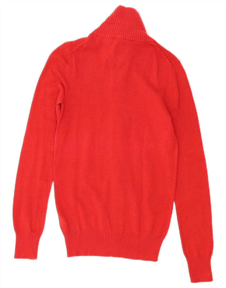 Мужской кардиган Tommy Hilfiger, маленький красный хлопковый свитер
