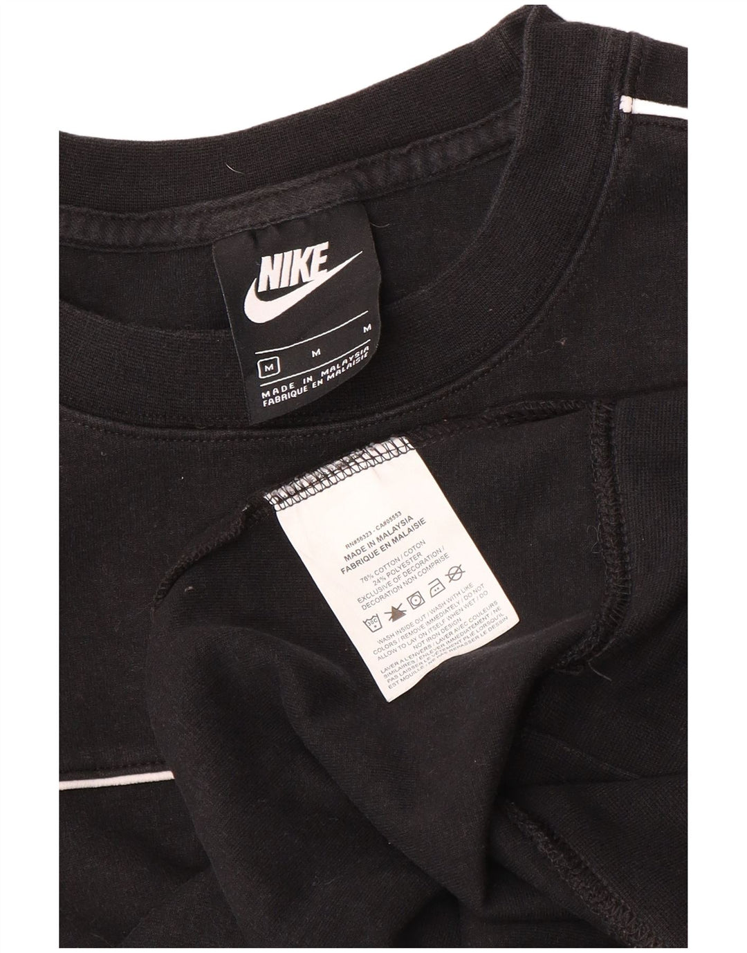 Женский свитер-свитшот Nike UK 14, средний черный, хлопок