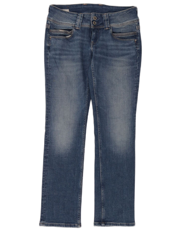 PEPE Jeans Женские узкие джинсы W29 L30 Синий хлопок