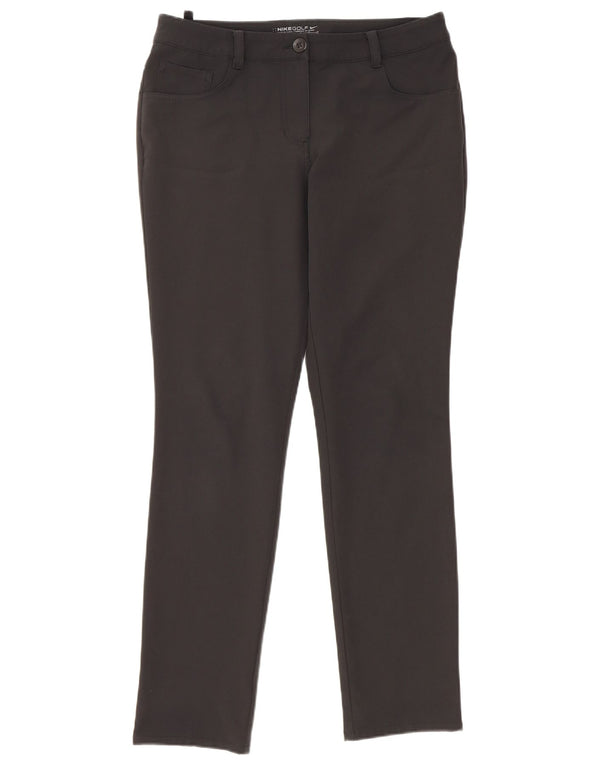 Женские повседневные брюки скинни для гольфа Nike UK 12 Medium W32 L30, черные
