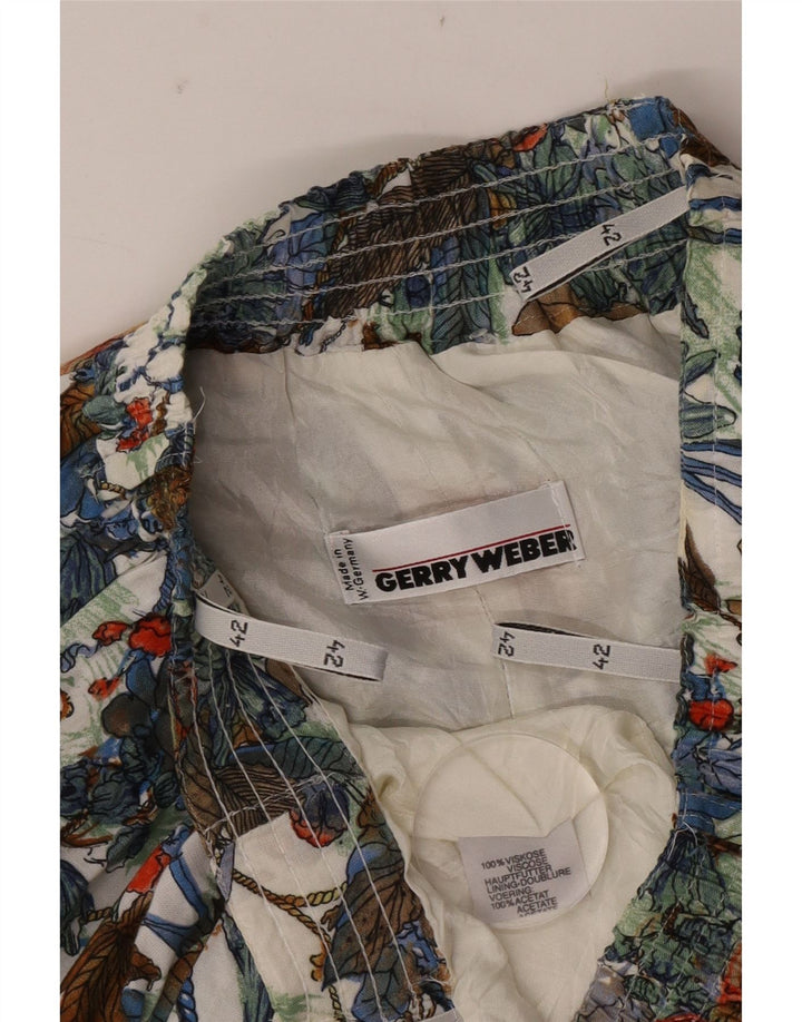 Женская расклешенная юбка Gerry Weber EU 42, большая W32, разноцветный цветочный принт