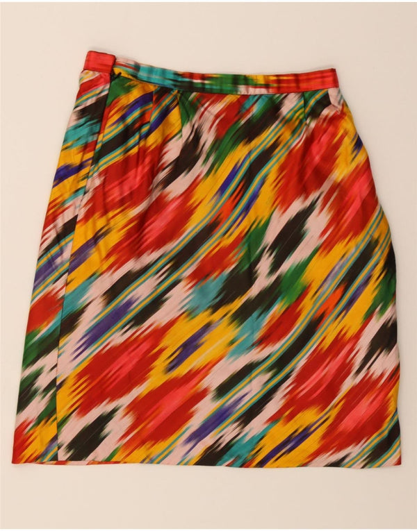 BELLVILLE SASSOON Womens Straight Skirt UK 14 Medium W30 Multicoloured