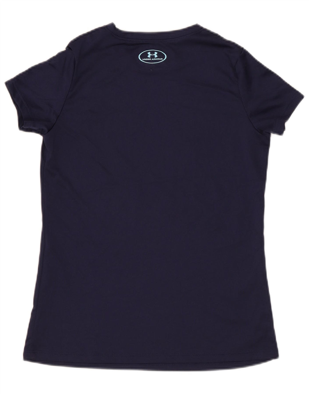 Футболка с рисунком Under Armour для мальчиков Heat Gear, топ 9–10 лет, средний темно-синий цвет