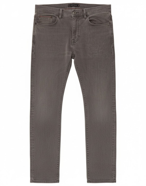 Мужские джинсы Tommy Hilfiger Bleecker Slim W32 L32, серый хлопок