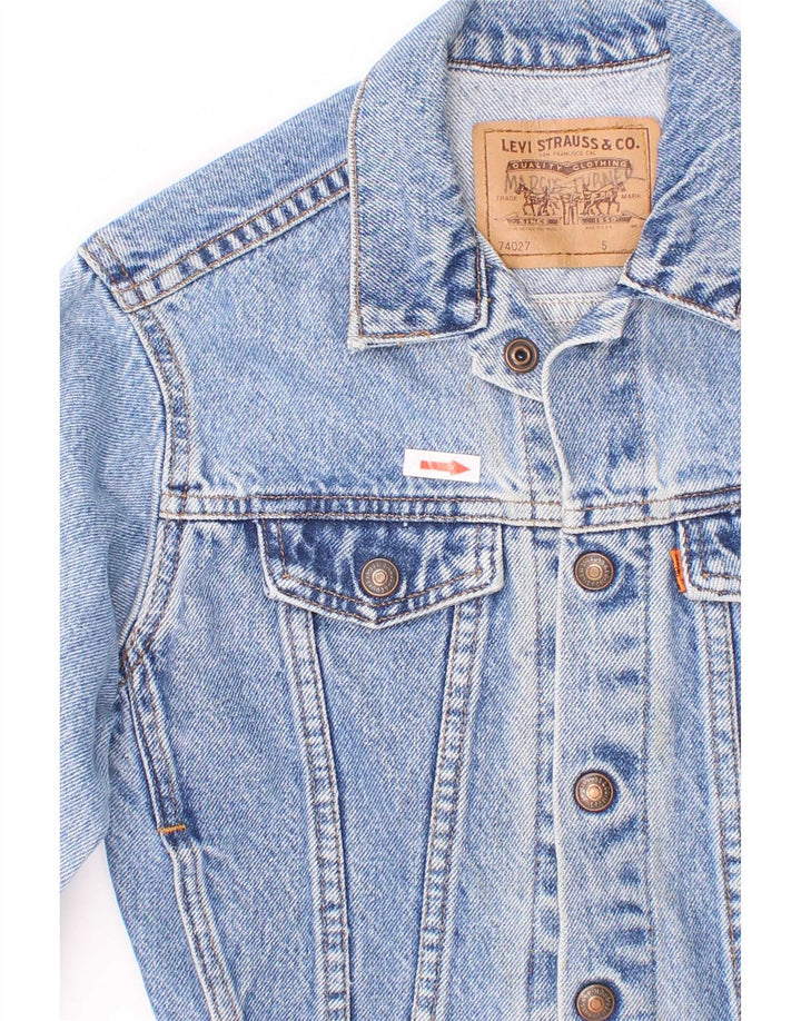 Джинсовая куртка Levi's для мальчиков 4-5 лет, синяя