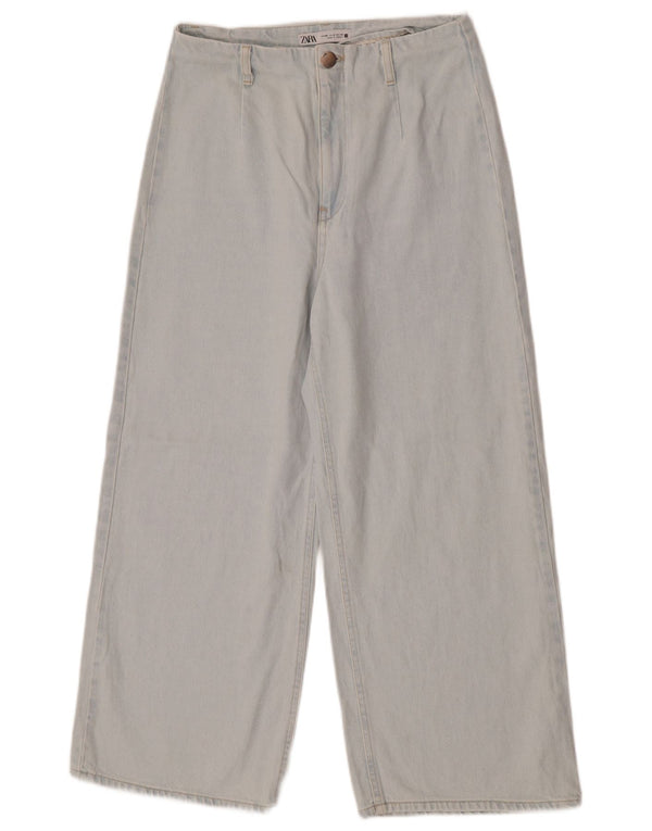 Женские широкие джинсы Zara EU 40 Medium W30 L26 Синие
