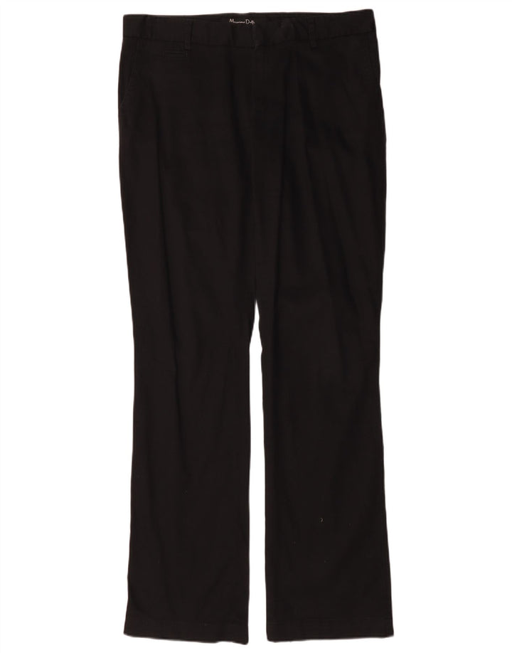 Женские брюки чинос Massimo Dutti Bootcut W34 L32, черный хлопок