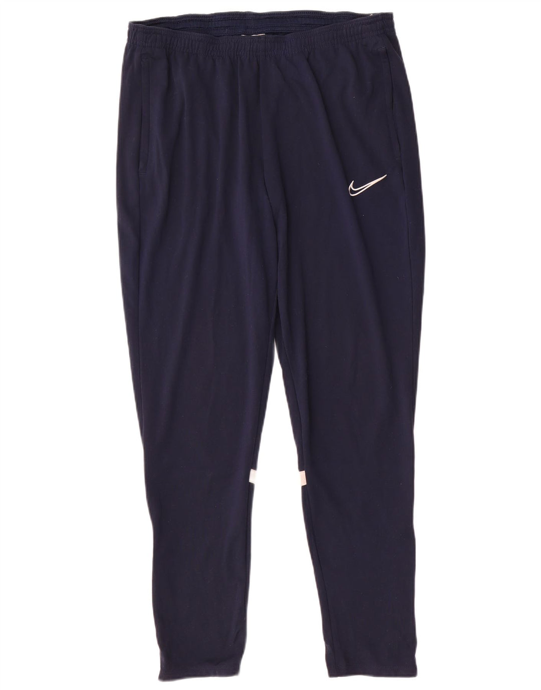 Мужские спортивные брюки Nike Dri Fit среднего размера, темно-синие, полиэстер