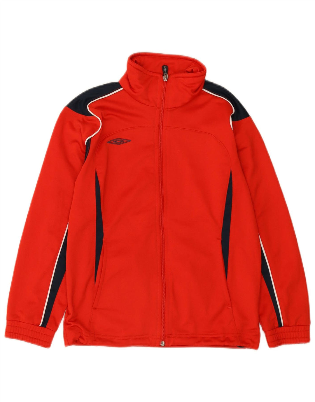 Спортивный костюм Umbro для мальчиков, верхняя куртка, 7–8 лет, маленький красный, полиэстер с цветными блоками