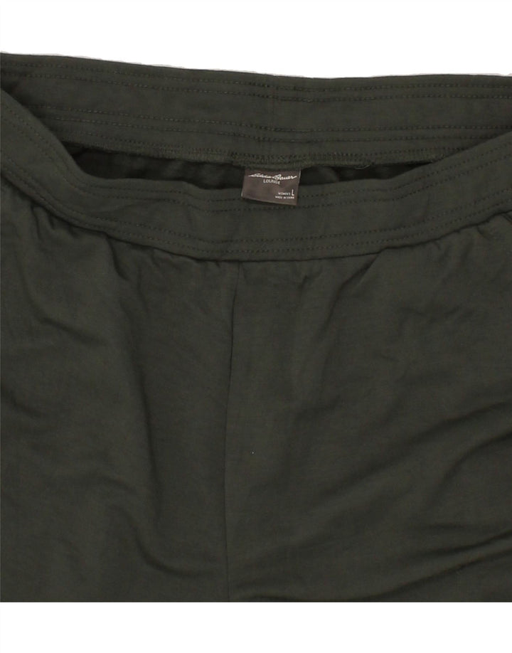 EDDIE BAUER Womens Tracksuit Trousers Joggers UK 16 Large Green Polyester Vintage Eddie Bauer and Second-Hand Eddie Bauer from Messina Hembry 