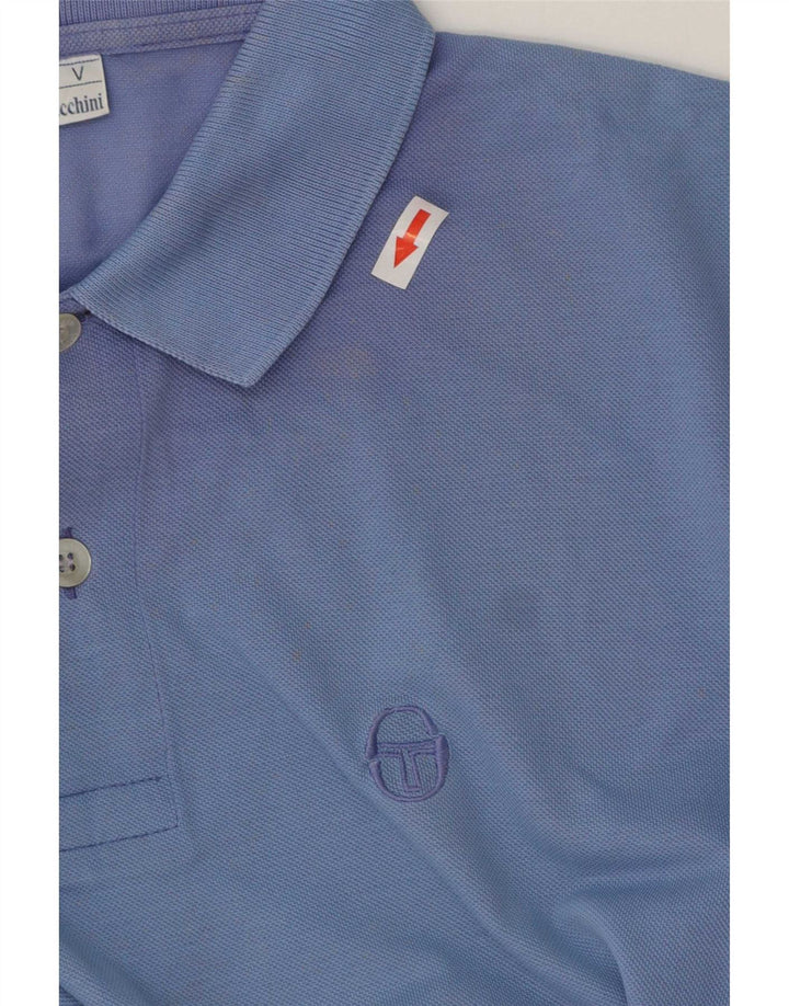 Мужская рубашка-поло Sergio Tacchini, большая синяя