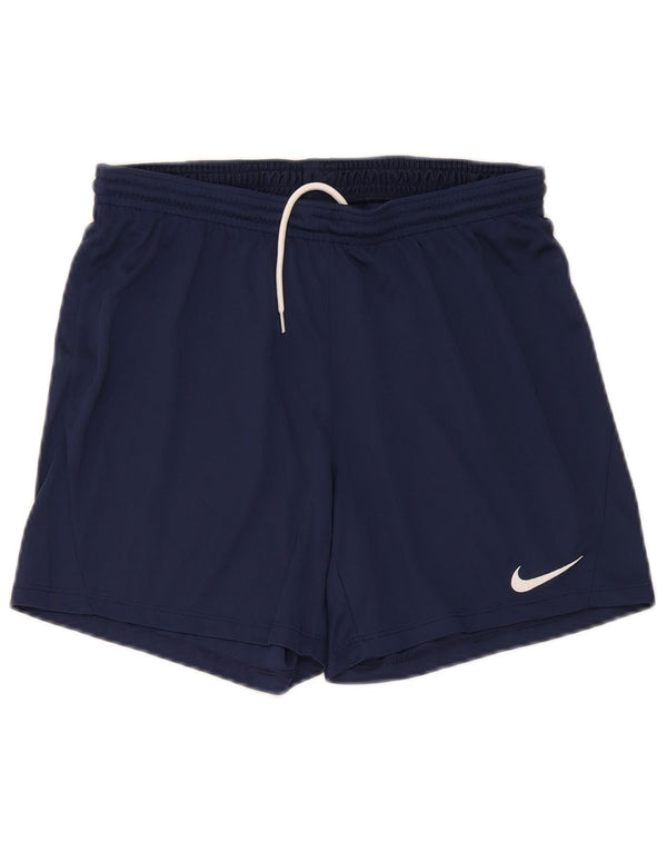Мужские спортивные шорты Nike Dri Fit среднего размера, темно-синий, полиэстер