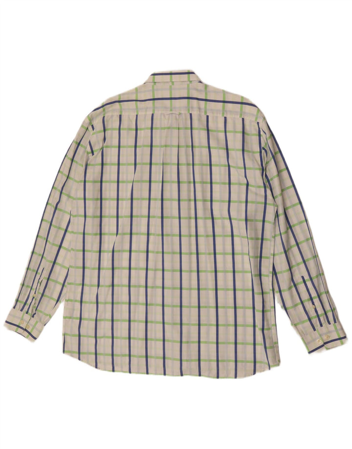 Мужская рубашка стандартного кроя GANT XL, хлопок в белую клетку