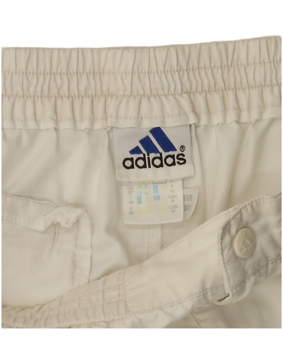 Мужские шорты для плавания Adidas, средний белый полиэстер