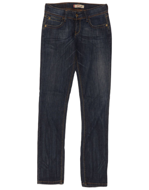 Женские джинсы Levi's 571 Slim W28 L34 Темно-синие, хлопок