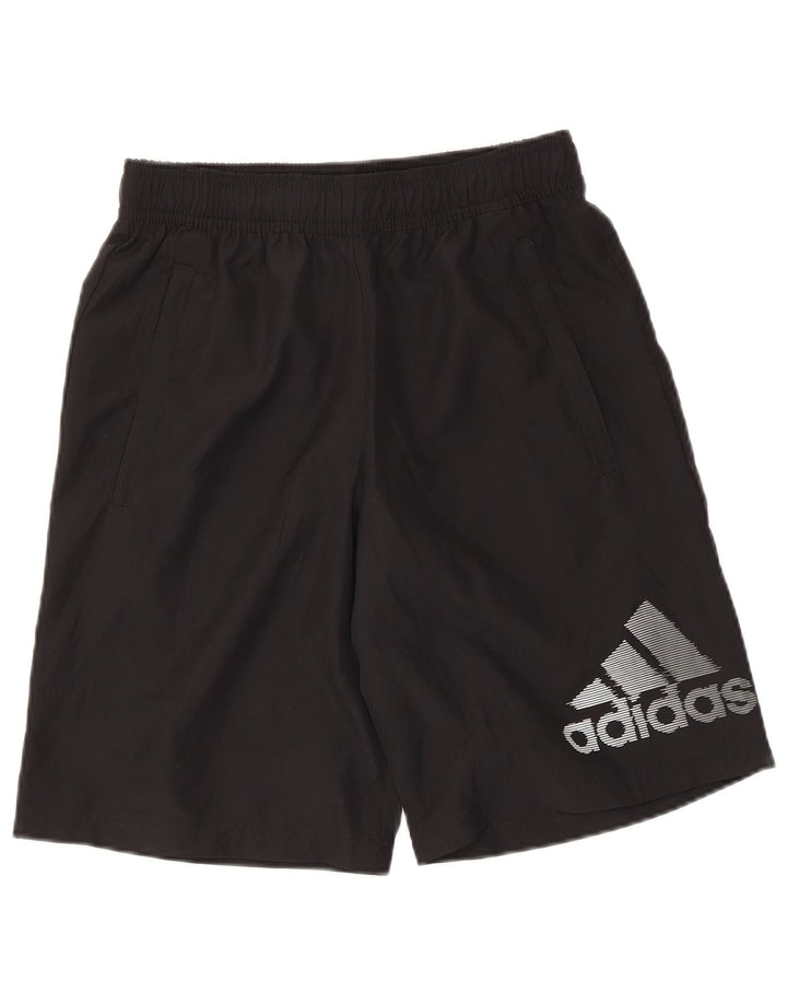 Мужские спортивные шорты Adidas Aeroready с рисунком, маленькие черные из полиэстера