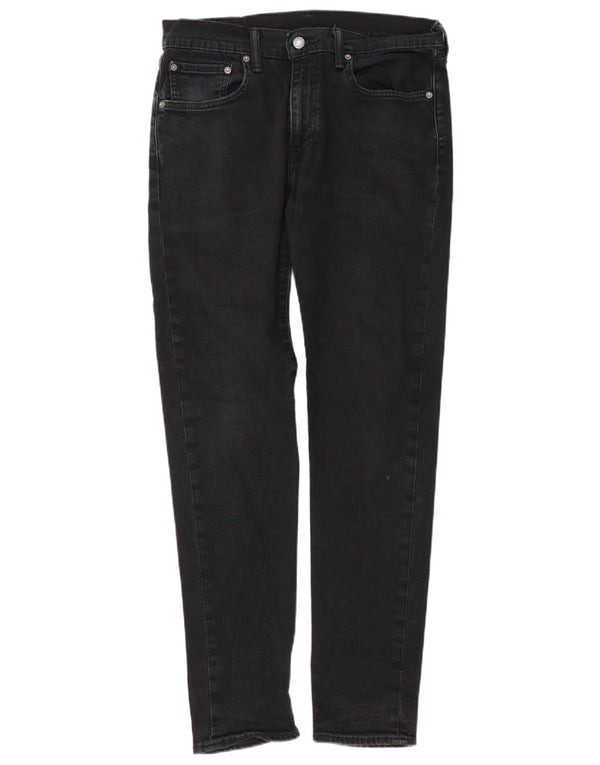 Мужские зауженные джинсы Levi's 512 W32 L32, черный хлопок