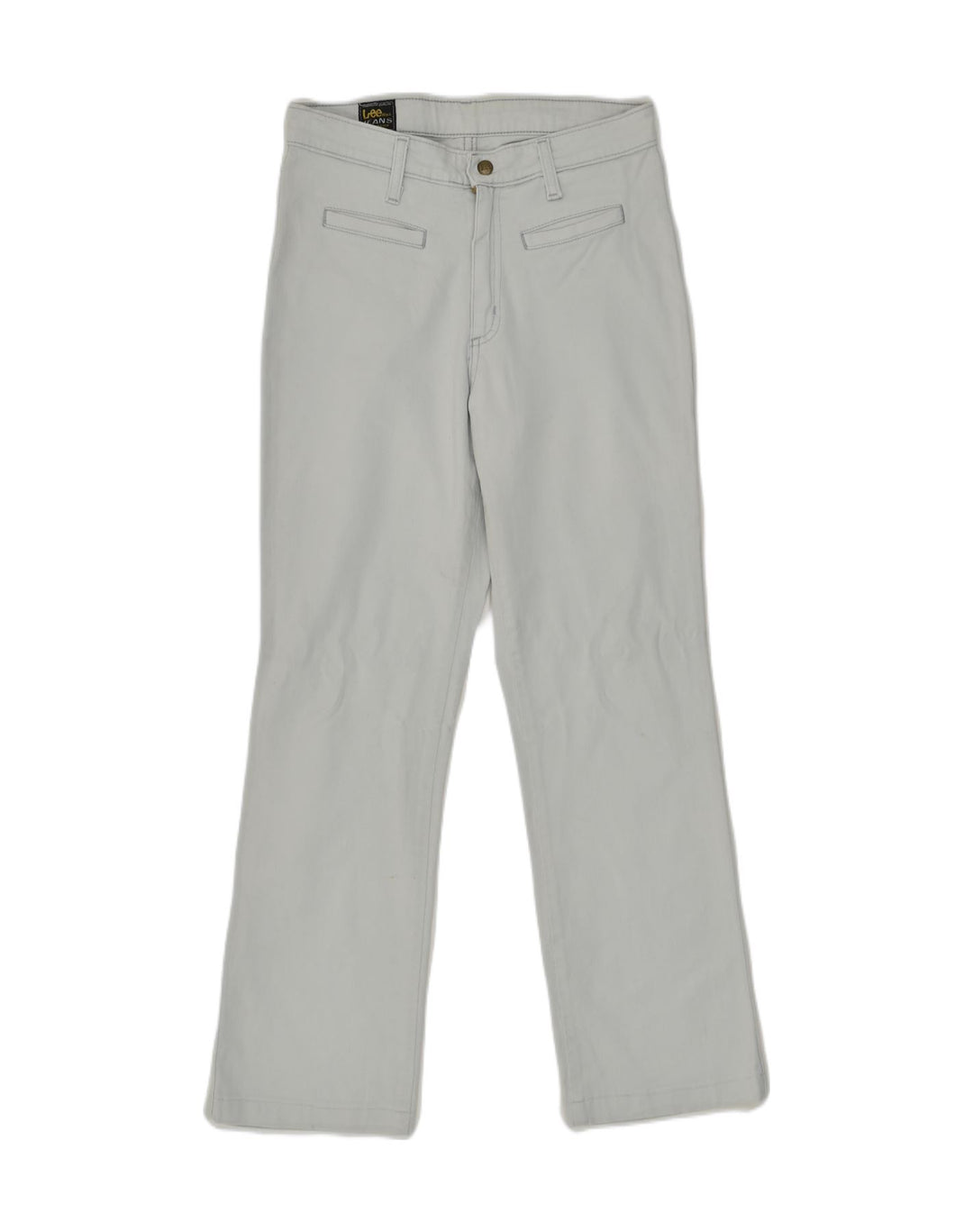 LEE Womens Casual Trousers W31 L27 Grey Cotton | Vintage Lee | Thrift | Second-Hand Lee | Used Clothing | Messina Hembry 