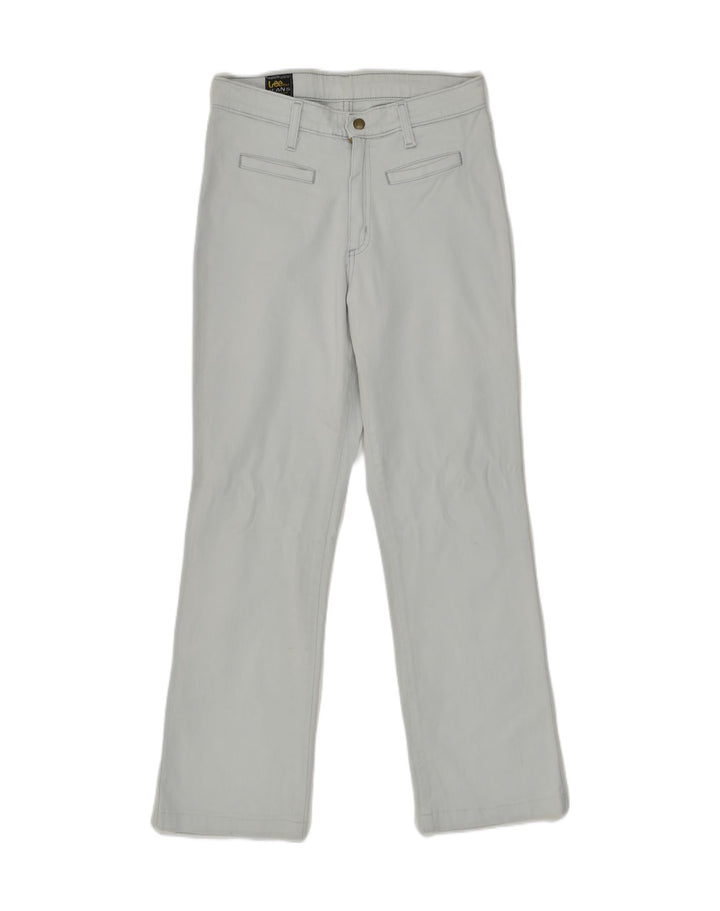 LEE Womens Casual Trousers W31 L27 Grey Cotton | Vintage Lee | Thrift | Second-Hand Lee | Used Clothing | Messina Hembry 