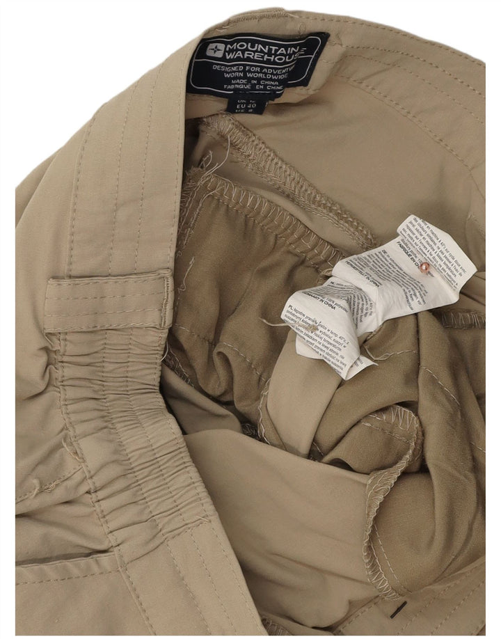 Женские брюки-капри Mountain Warehouse UK 12, средние W30 L19, бежевые