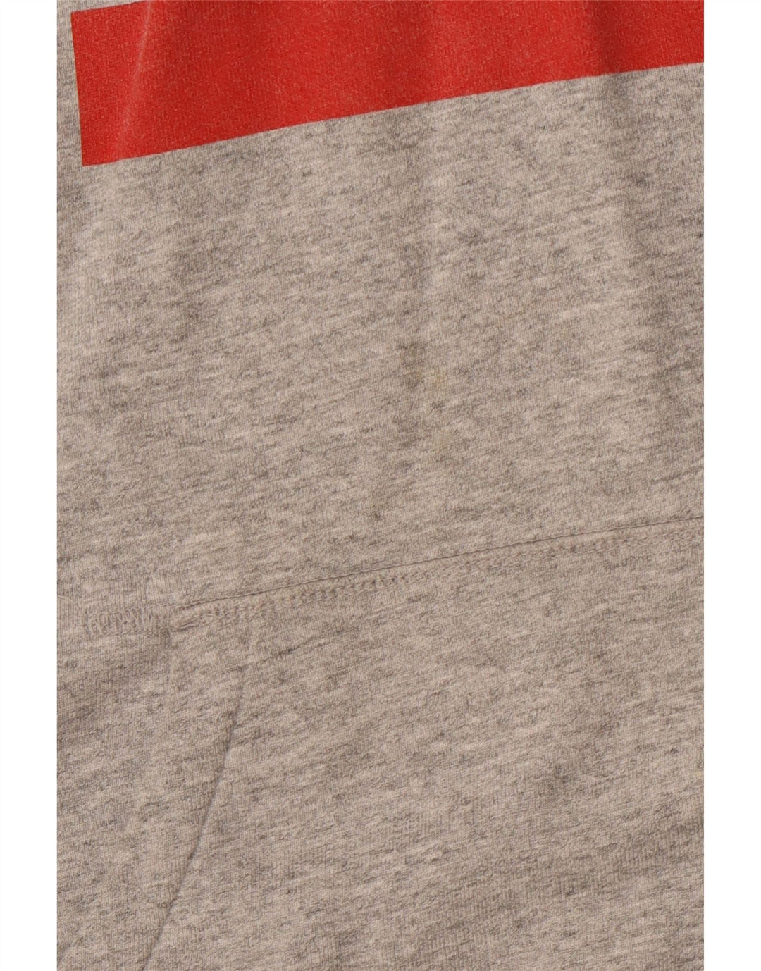 Женский джемпер с капюшоном с рисунком LEVI'S UK 14, хлопок среднего серого цвета с крапинками