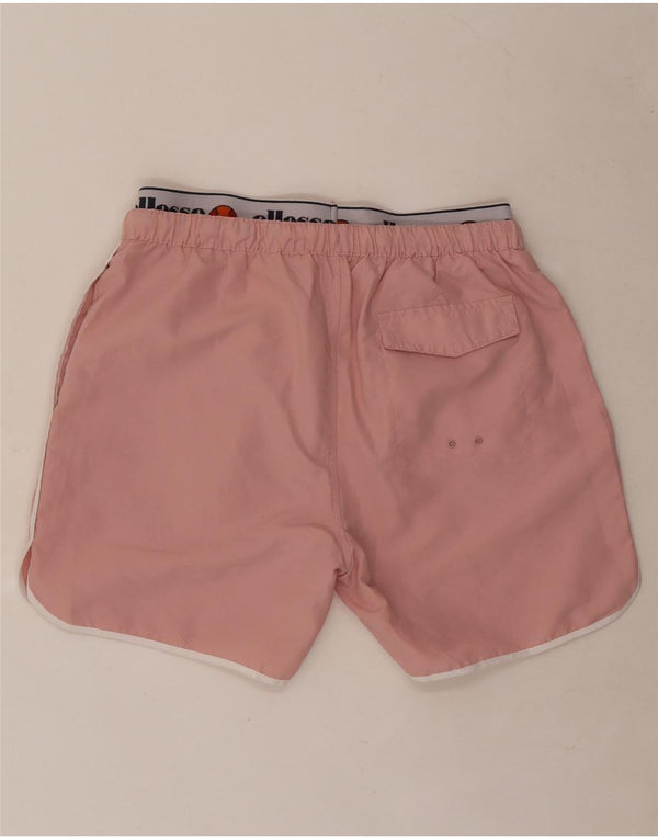 Женские шорты для плавания Ellesse с графическим рисунком UK 12, средний розовый цвет с цветными блоками