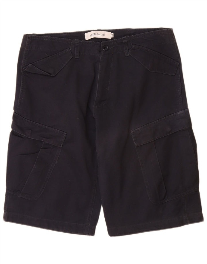 Lapo Galleri Мужские шорты карго IT 48 Medium W32 Темно-синие хлопковые