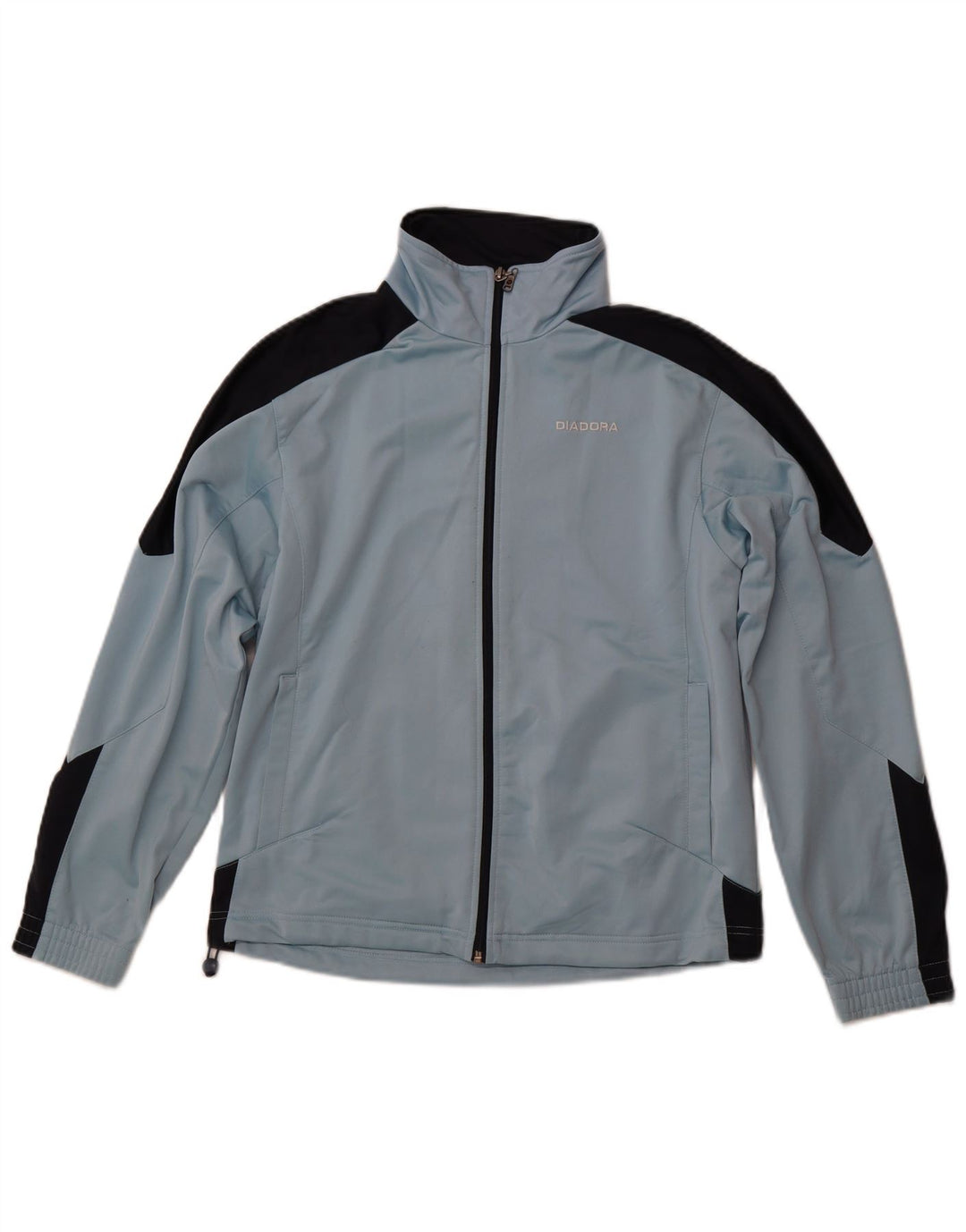 Мужской спортивный костюм DIADORA, верхняя куртка UK 36, маленький синий полиэстер с цветными блоками