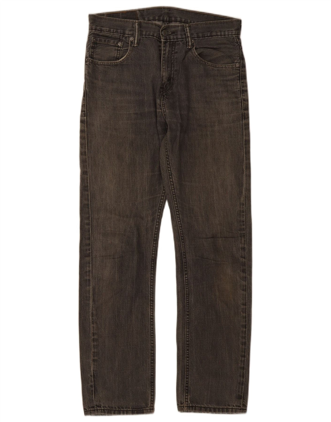 Мужские прямые джинсы Levi's 513 W30 L30 серые, хлопок